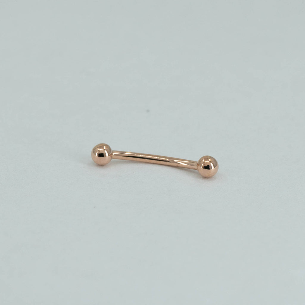 Curved Barbell - Threaded