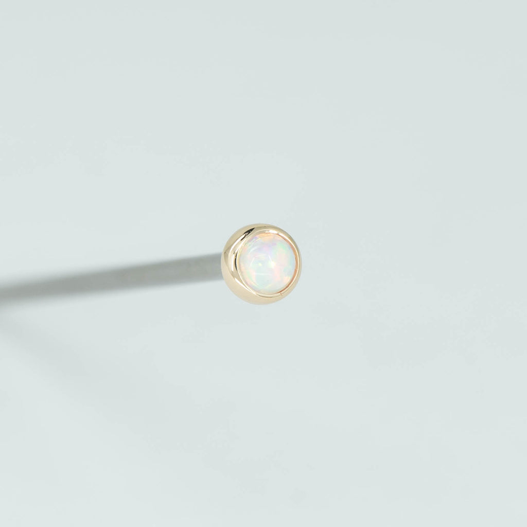 Cabochon Gem End