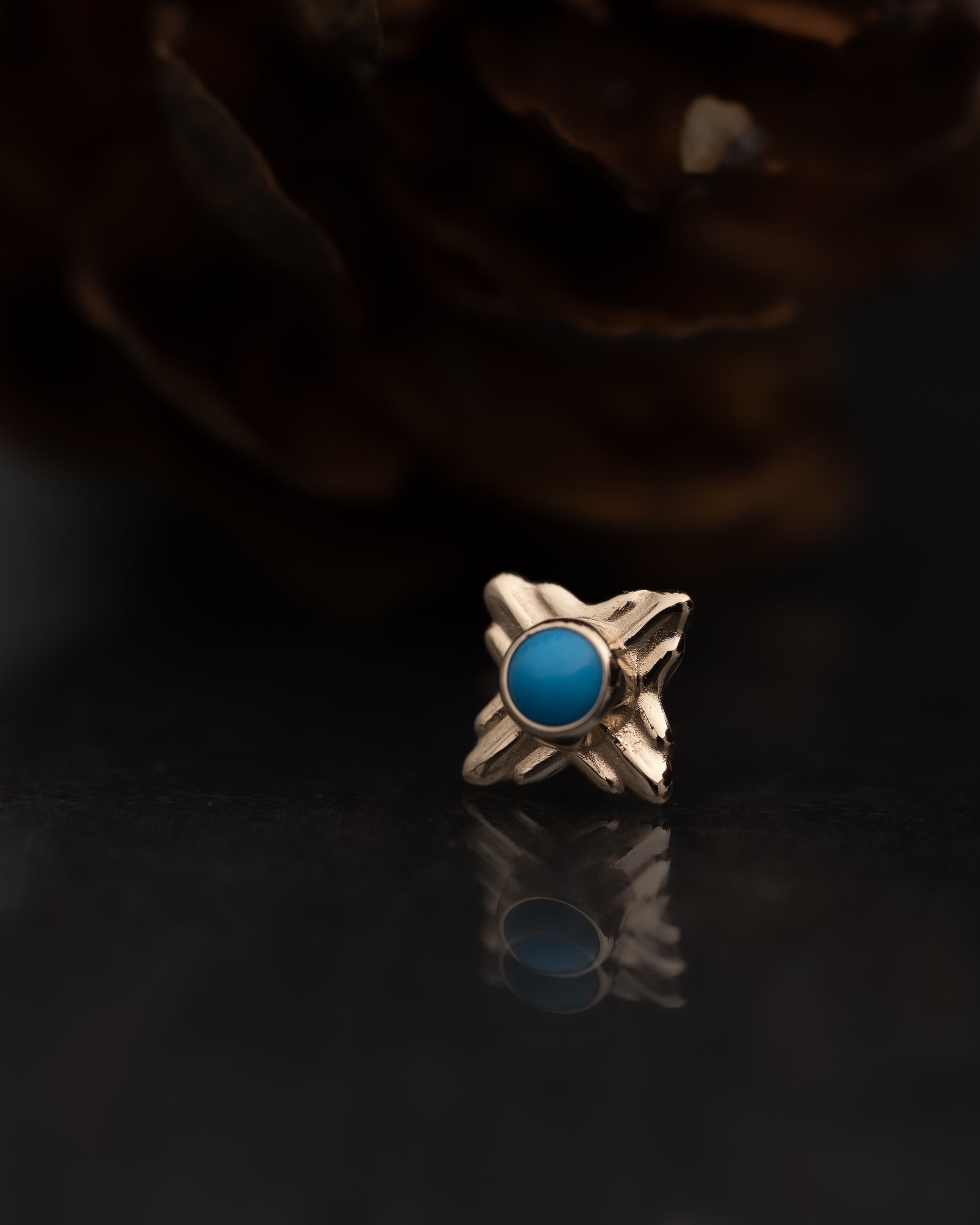 Desert Cross Bezel Cabochon