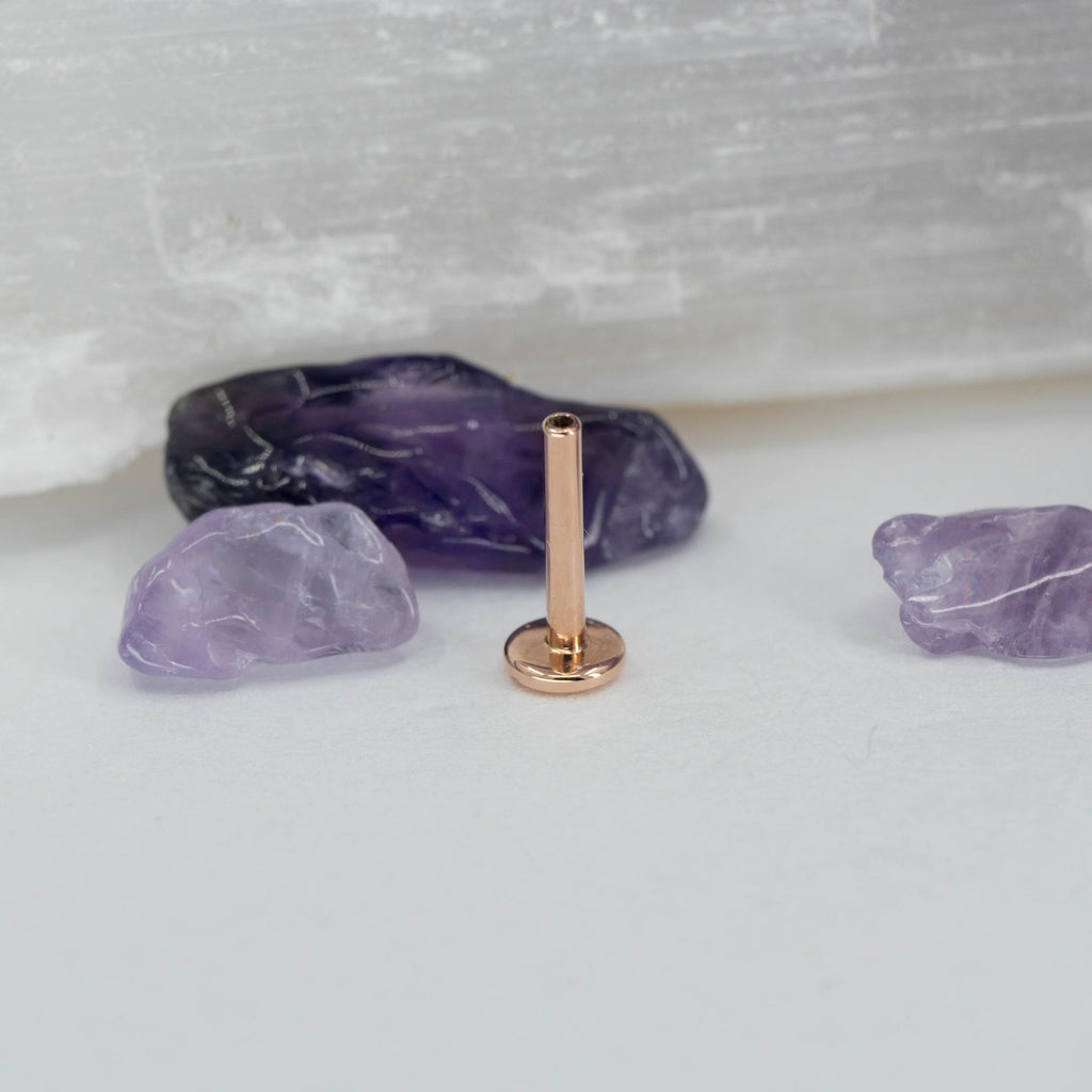 Labret Posts (Internally Tapped for Threaded Tops)