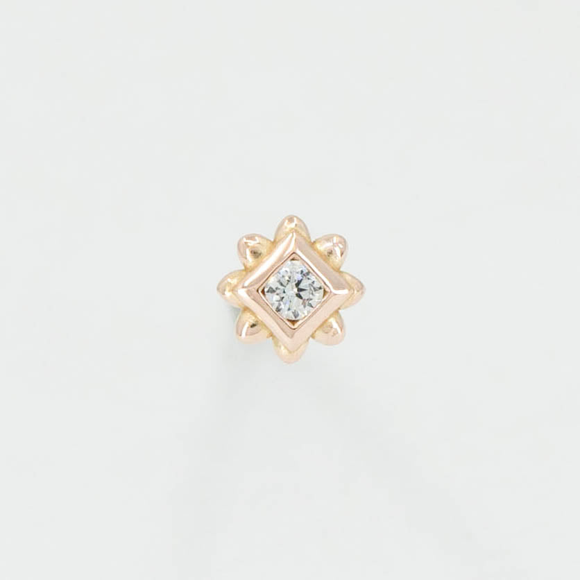 Square Flower Bezel