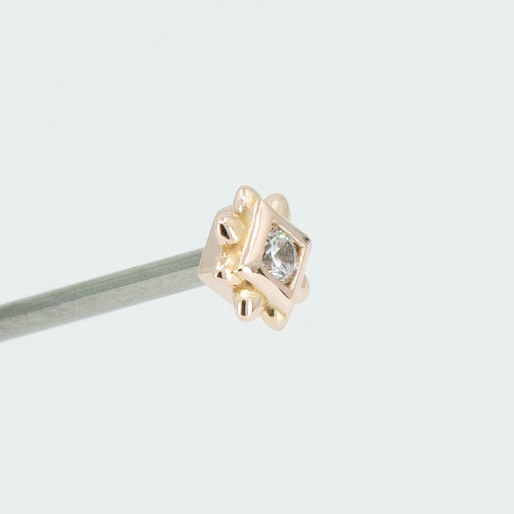 Square Flower Bezel
