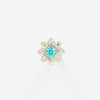 Square Flower Bezel