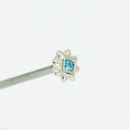 Square Flower Bezel
