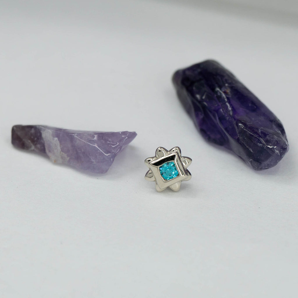 Square Flower Bezel