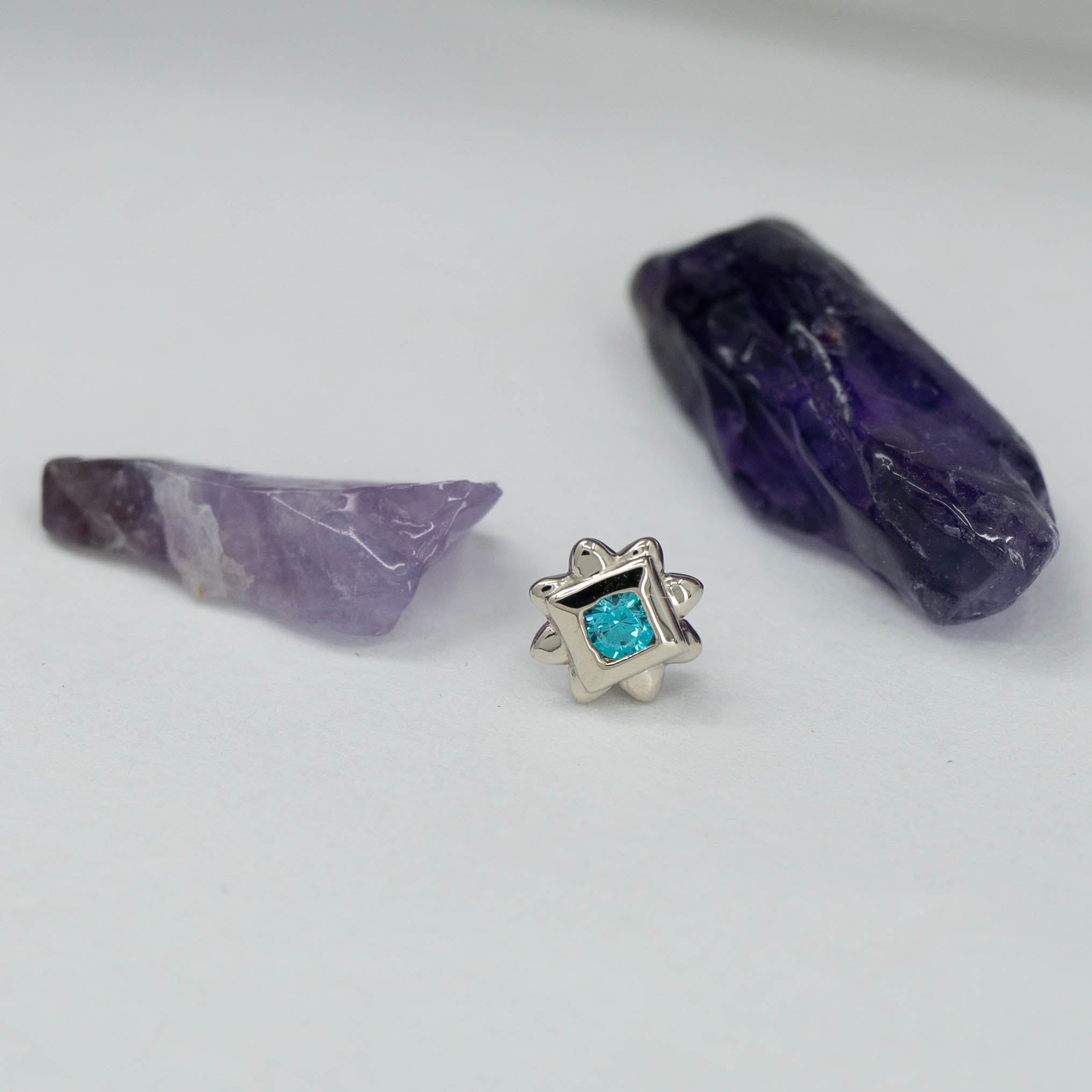 Square Flower Bezel