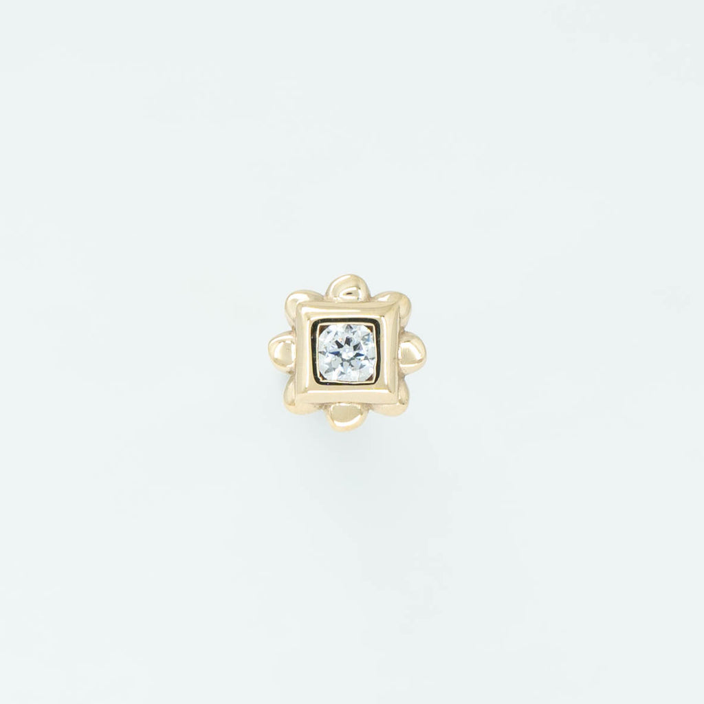 Square Flower Bezel