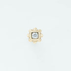 Square Flower Bezel