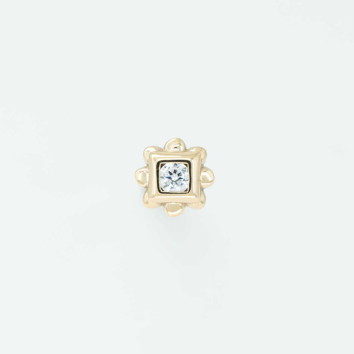 Square Flower Bezel