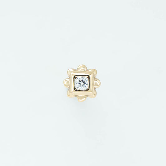 Square Flower Bezel