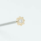 Square Flower Bezel