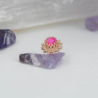 Zinnia Dot Cluster Cabochon