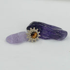 Zinnia Dot Cluster Cabochon