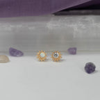 Zinnia Dot Cluster Cabochon