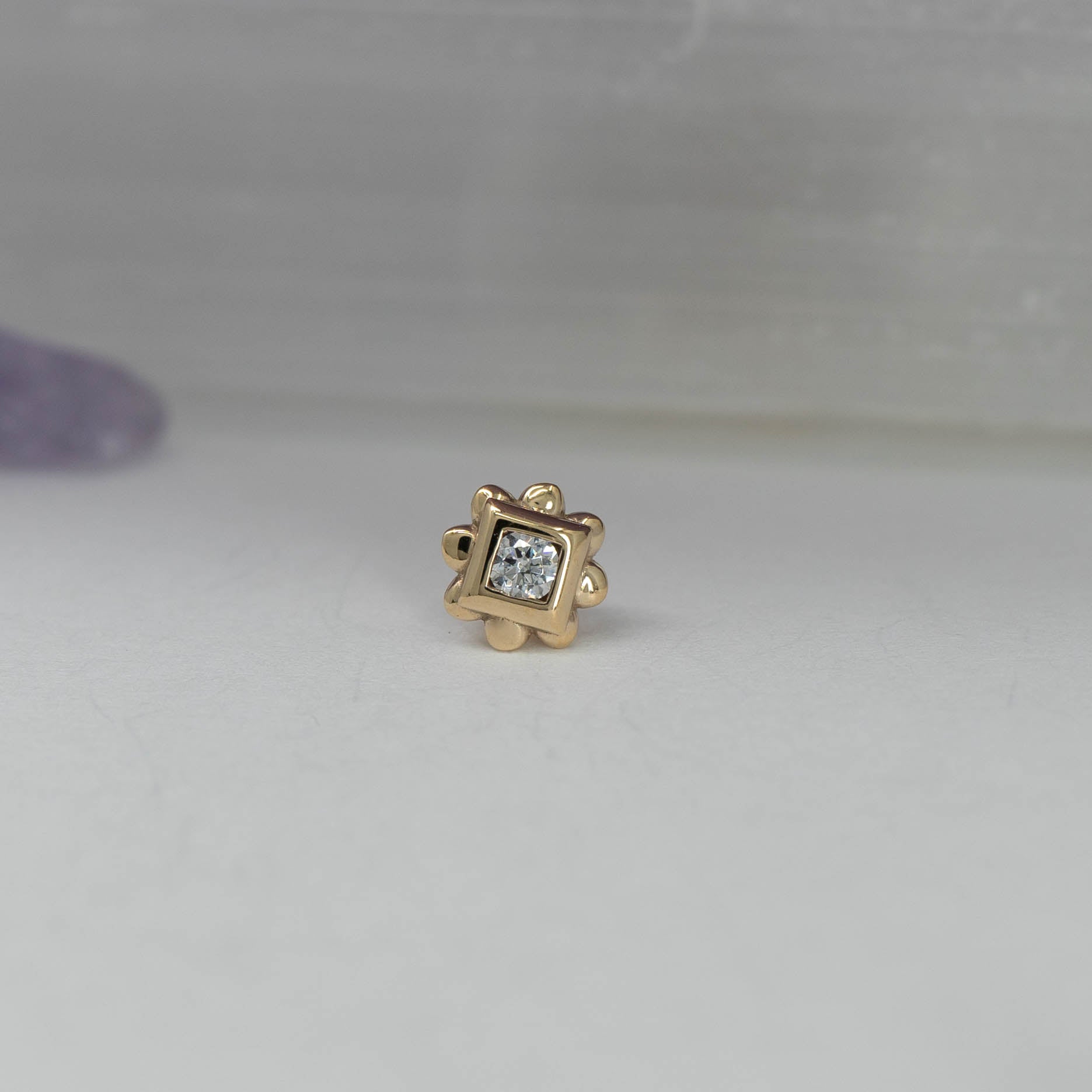 Square Flower Bezel
